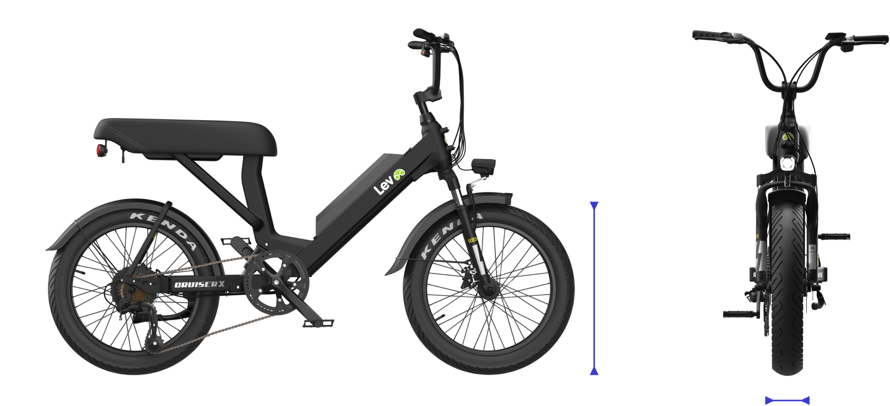 Cruiser cruiserX com pneus Preto